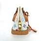 Pre-Owned LV White Tricolor Alma Shell Bag