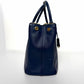 Pre-Owned Prada 9-inch cross-grain calfskin blue "killer" handbag/crossbody bag
