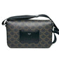 Pre-Owned Celine printed calfskin flap messenger bag