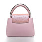 Pre-Owned Louis Vuitton/LV Pink Ostrich Leather Cap