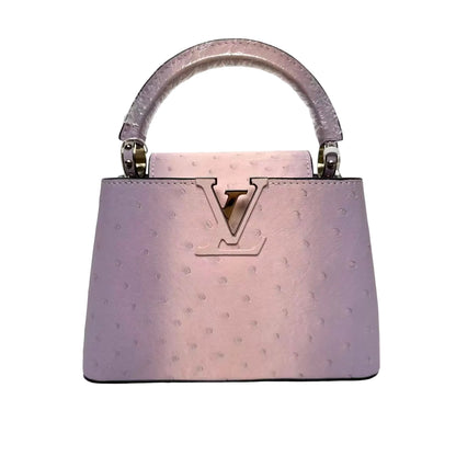 Pre-Owned Louis Vuitton Capmini Gradient Dreamy Purple Ostrich Leather
