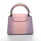 Pre-Owned Louis Vuitton Capmini Gradient Dreamy Purple Ostrich Leather