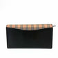 Pre-Owned Burberry Classic Check Long Flap Wallet