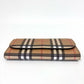 Pre-Owned Burberry Classic Vintage Check Long Flap Wallet