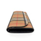 Pre-Owned Burberry Classic Vintage Check Long Flap Wallet