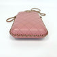 Pre-Owned Chanel pink capsule phone case Year 2018