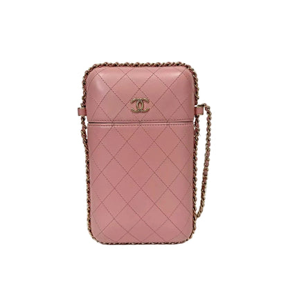 Pre-Owned Chanel pink capsule phone case Year 2018