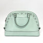 Pre-Owned Coach Blue Lace Shell Bag Year 2015