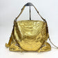 Pre-Owned Givenchy Gold Cracked-Effect Handbag Year 2012