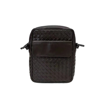 Pre-Owned Bottega Veneta Classic Fully Woven Camera Bag
