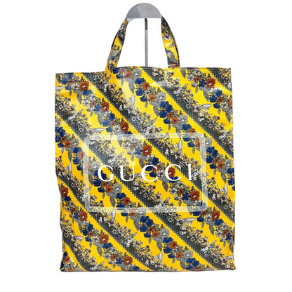 Pre-Owned Gucci Yellow Print Tote 2019 N20549519
