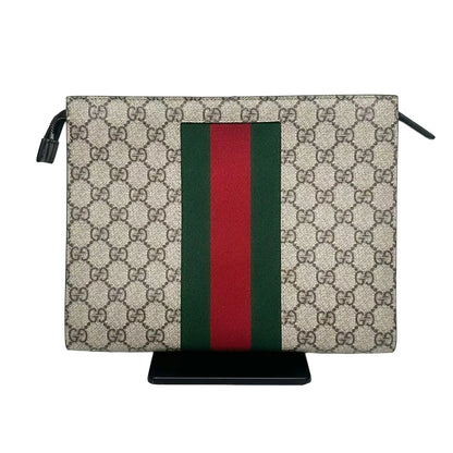 Pre-Owned Gucci Classic Toiletry Bag Color Brown wwl21348282