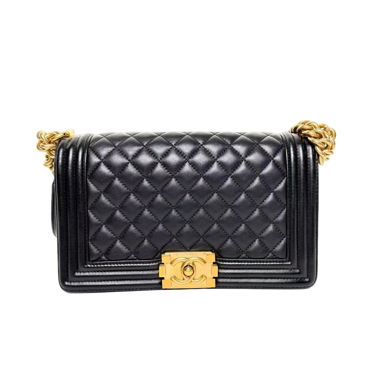 Pre-Owned Chanel Le Boy Medium Color Black N21476827