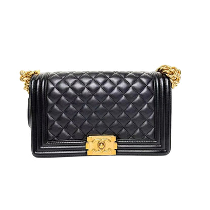 Pre-Owned Chanel Le Boy Model 2017 Color Black N21476827