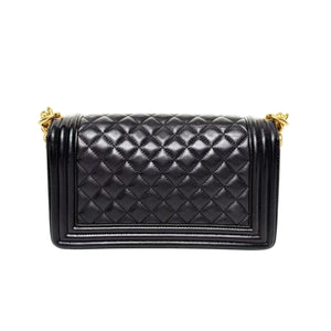 Pre-Owned Chanel Le Boy Medium Color Black N21476827