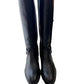 Pre-Owned Chanel New Chain-Detail Biker Boots