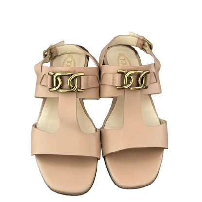 Pre-Owned TOD'S Kate Series Nude Pink Sandals