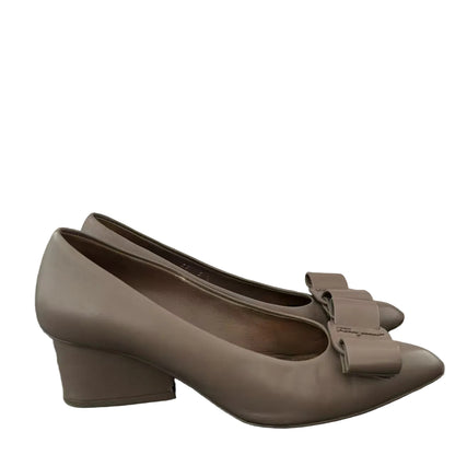 Pre-Owned Ferragamo Bow-Embellished High Heels