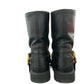 Pre-Owned Valentino Black Biker Boots