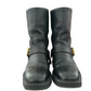Pre-Owned Valentino Black Biker Boots