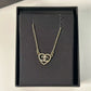 Pre-Owned Chanel 25P Heart Necklace