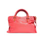Pre-Owned Balenciaga Pink Motorcycle Bag Year 2013 20481238