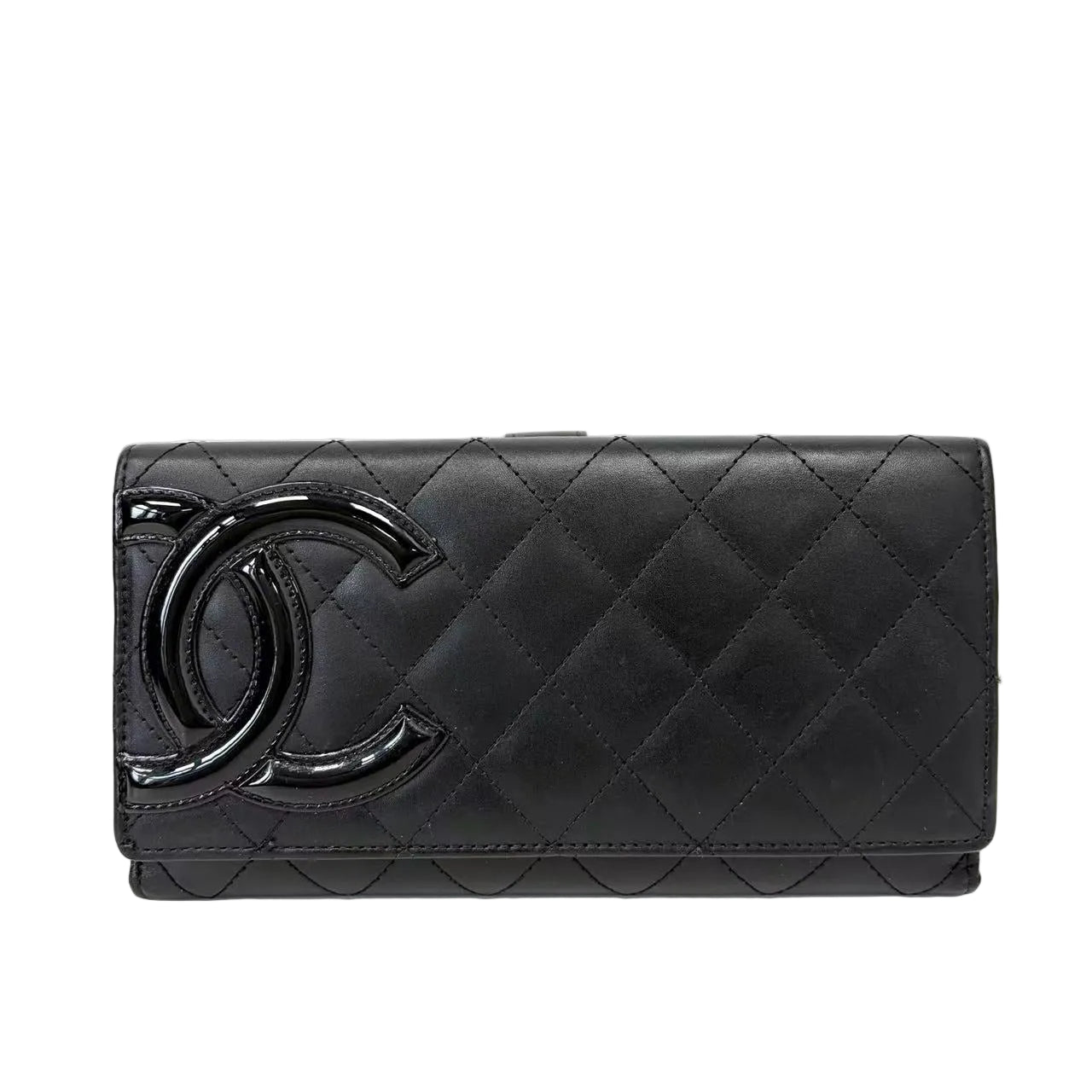 Pre-Owned  Chanel Cambon Line Long Bifold Wallet N22371483