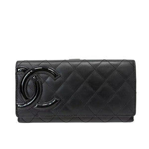 Pre-Owned  Chanel Cambon Line Long Bifold Wallet N22371483