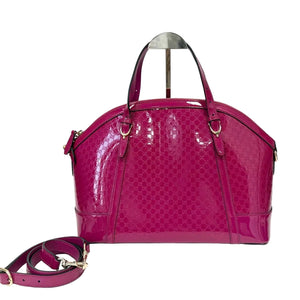 Pre-Owned Gucci Microguccissima Patent Leather Dome Bag Medium N22502966