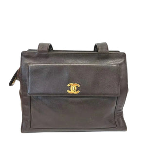 Pre-Owned Chanel Executive Cerf Tote Small N22238690