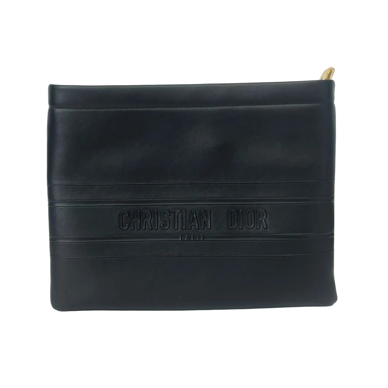 Pre-Owned Dior Black Calfskin Clutch Year 2020 N22514215