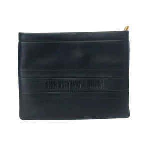 Pre-Owned Dior Black Calfskin Clutch Year 2020 N22514215