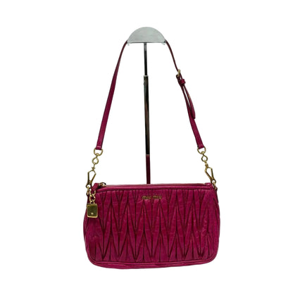 Pre-Owned Miu Miu Pink Crossbody Camera Bag N22531471