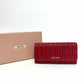 Pre-Owned Miu Miu Classic Long Flap Wallet Year 2016 N22427058