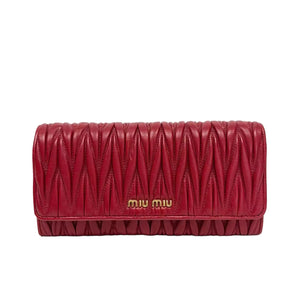 Pre-Owned Miu Miu Classic Long Flap Wallet N22427058