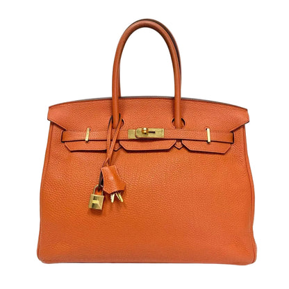Pre-Owned Hermès Birkin 35 Caramel Togo Leather Year 2012 N22472328