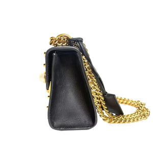 Pre-Owned Gucci Padlock small studded leather shoulder bag N22427327