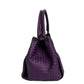 Pre-Owned Bottega Veneta Purple Woven Pumpkin Bag N22507375