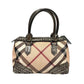 Pre-Owned Burberry Classic Check Boston Bag Year 2009 N22423688