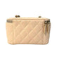 Pre-Owned Chanel "Milk Tea" Beige Cosmetic Box N22606932