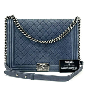 Pre-Owned Chanel Boy Flap Bag Large N22624912