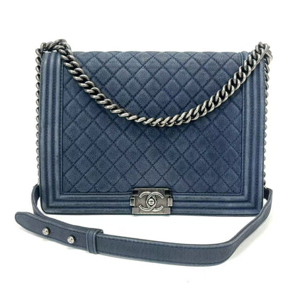 Pre-Owned Chanel Boy Chain Crossbody Bag N22624912
