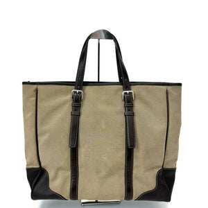 Pre-Owned Prada Embroidered Badge Canvas Tote Bag N22622208