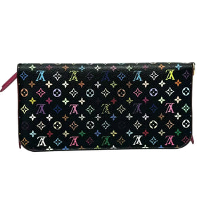 Pre-Owned Louis Vuitton Black Monogram Long Wallet N22568338