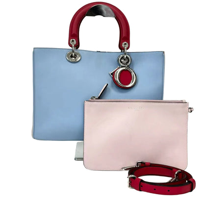 Pre-Owned Dior Bi-Color Medium Tote Bag Year 2018 N22626598