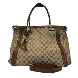 Pre-Owned Gucci GG Canvas Bella Tote N22603859