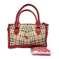 Pre-Owned Burberry Mini Boston Handbag Color Checkered N 22604643