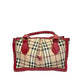 Pre-Owned Burberry Mini Boston Handbag Color Checkered N 22604643