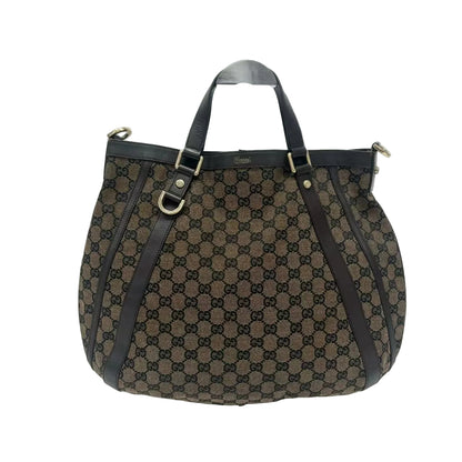 Pre-Owned Gucci Double G Tote Bag Color Brown Year 2011 N22682470