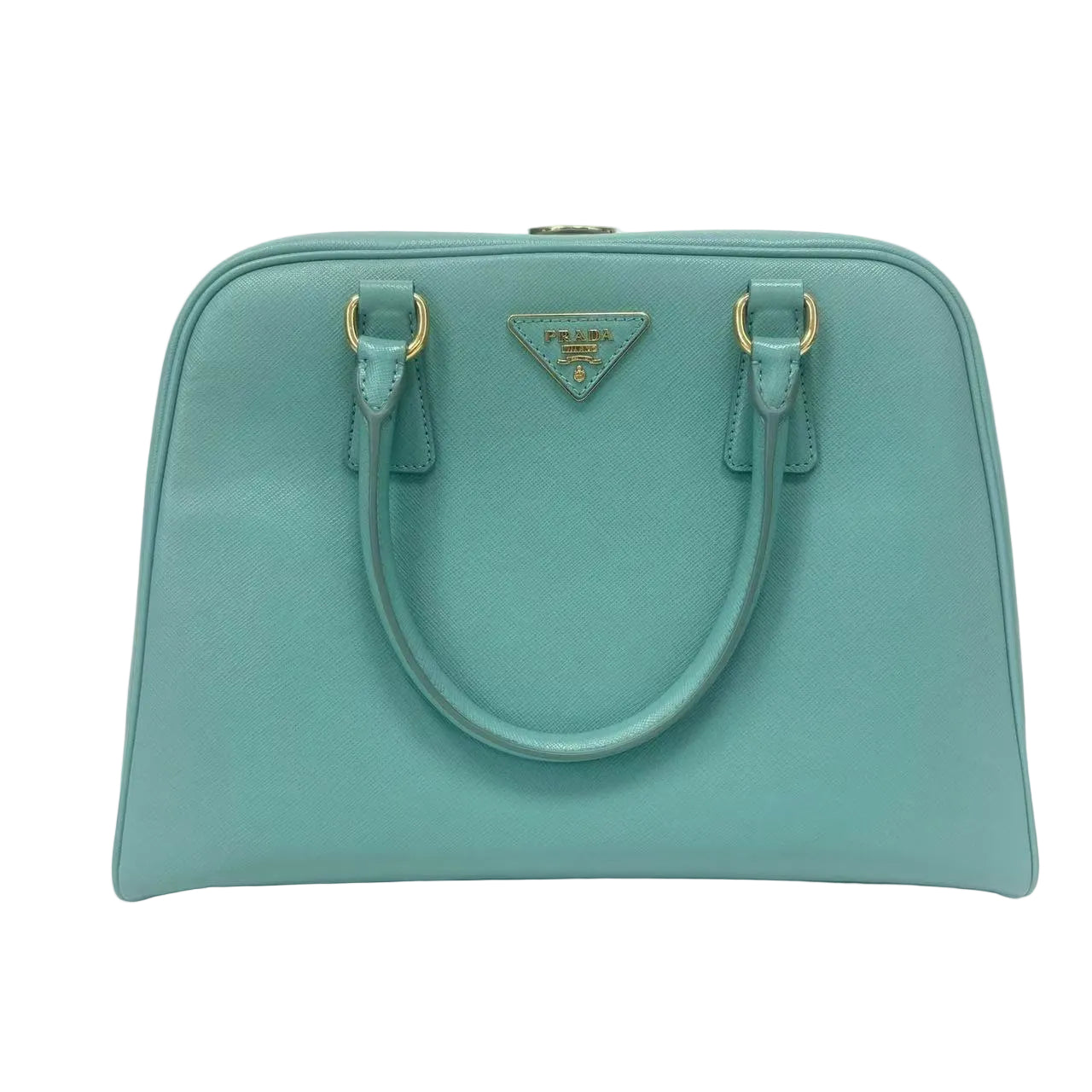 Pre-Owned Prada Shell Handbag Color Mint Blue Year 2008 N22673201